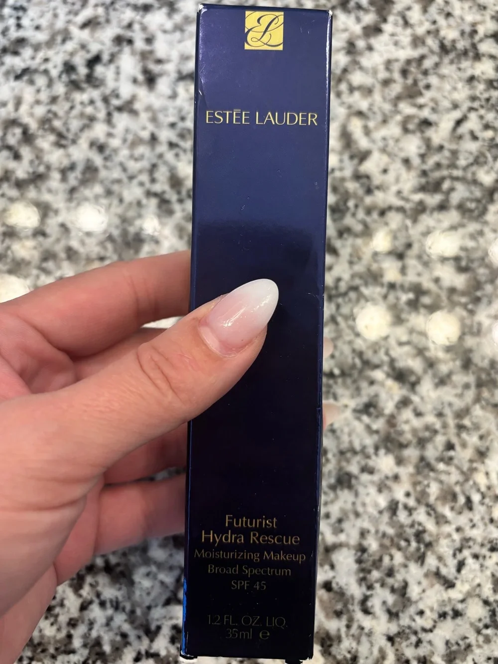 Estee Lauder Futurist Hydra Rescue Moisturizing Makeup - Navy & Gold Packaging